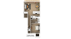 Loft - A 1 Bedroom 1 Bathroom Floor Plan Loft - A 1 Bedroom 1 Bathroom Floor Plan at The Point At Westside, Georgia